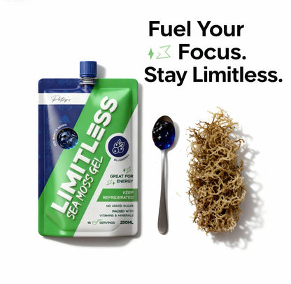 Limitless - Blueberry Sea Moss Gel 250ml