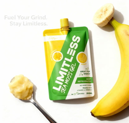 Limitless - Banana Sea Moss Gel 250ml