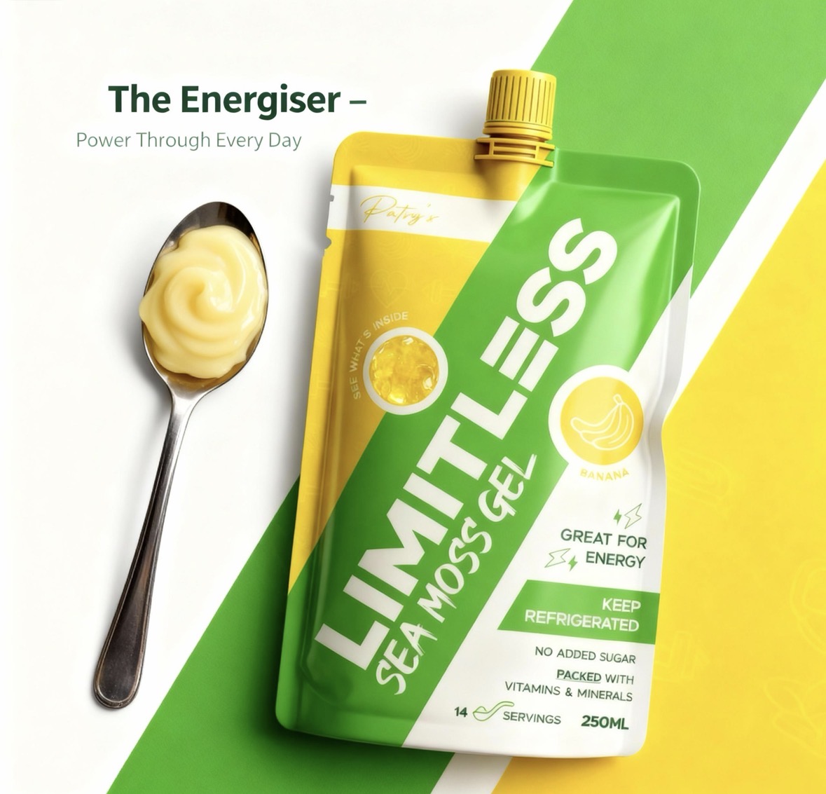 Limitless - Banana Sea Moss Gel 250ml