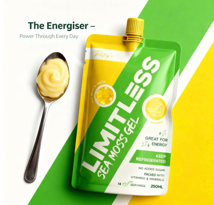 Limitless - Banana Sea Moss Gel 250ml