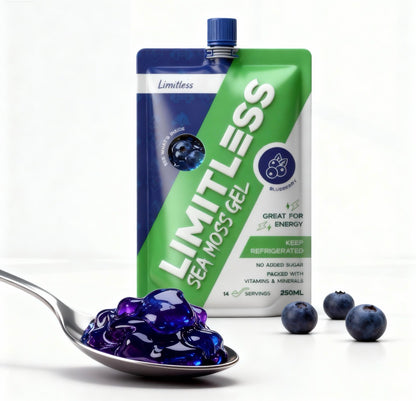 Limitless - Blueberry Sea Moss Gel 250ml