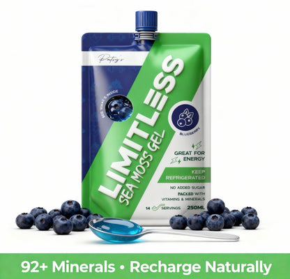 Limitless - Blueberry Sea Moss Gel 250ml