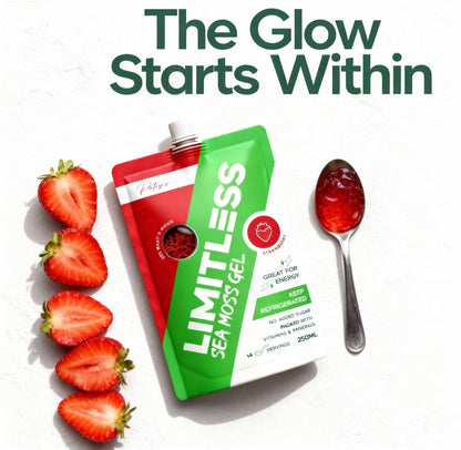 Limitless - Strawberry Sea Moss Gel 250ml