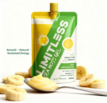 Limitless - Banana Sea Moss Gel 250ml